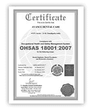 OSHAS 18001:2007 Certifed- ADC