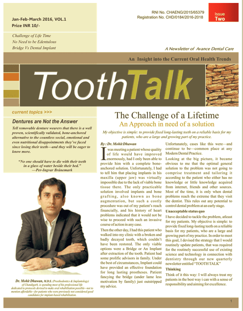 Read Tooth Talk Issue 2